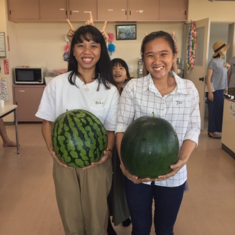 スーパーでバディさんに会いました