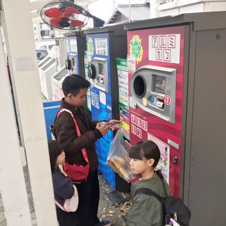 日本語でゴミの分別を勉強